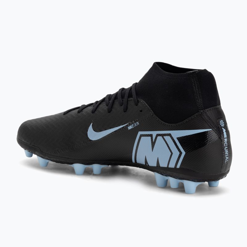 Scarpe da calcio uomo Nike Mercurial Superfly 10 Academy AG nero/blu ghiaccio 3