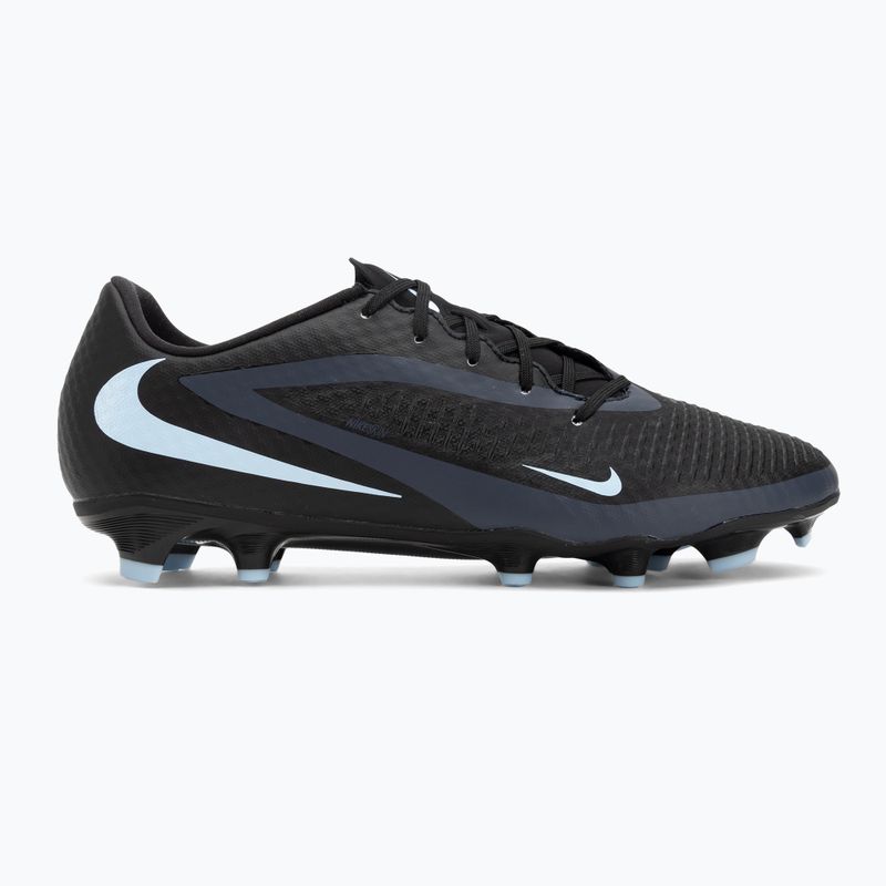Scarpe da calcio uomo Nike Phantom 6 Low Academy FG/MG nero/nero 2