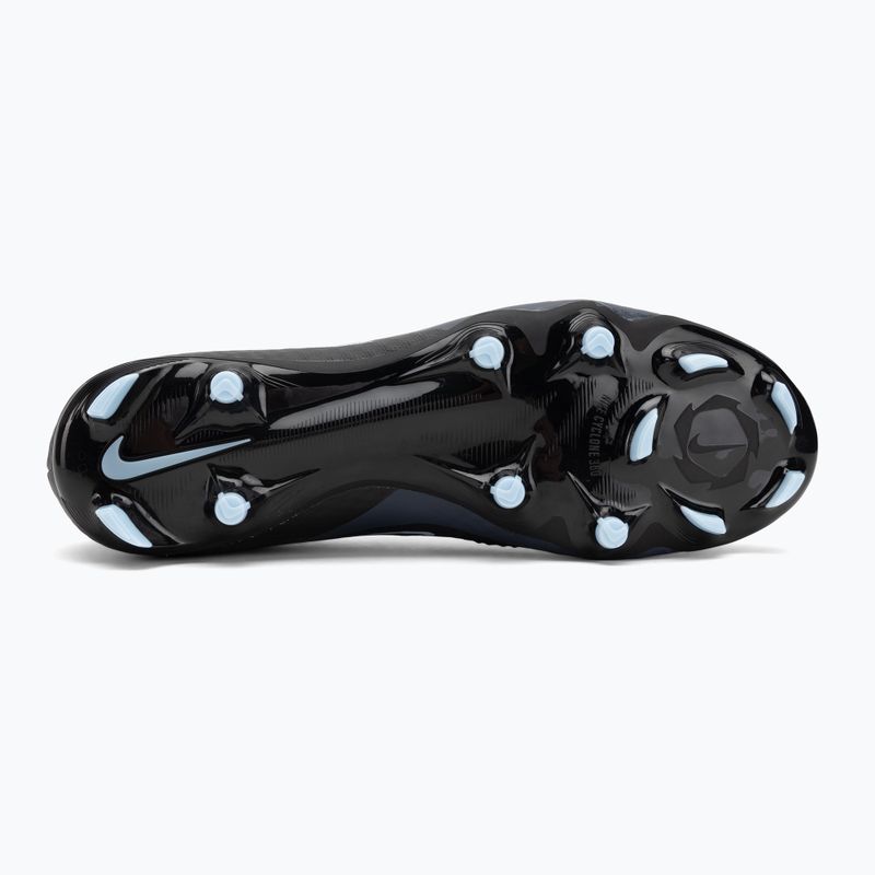 Scarpe da calcio uomo Nike Phantom 6 Low Academy FG/MG nero/nero 4