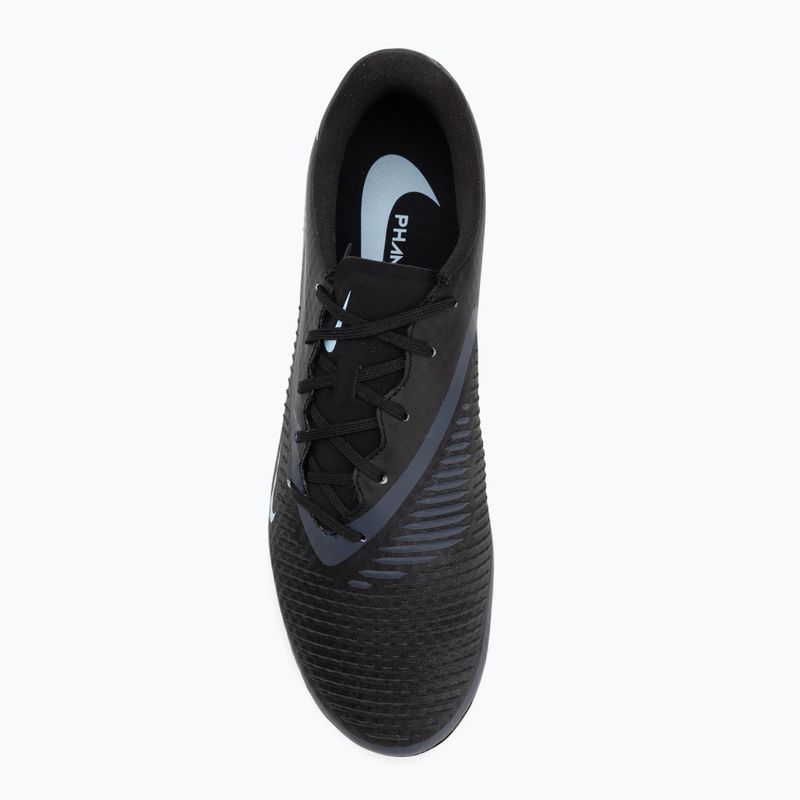 Scarpe da calcio uomo Nike Phantom 6 Low Academy FG/MG nero/nero 5