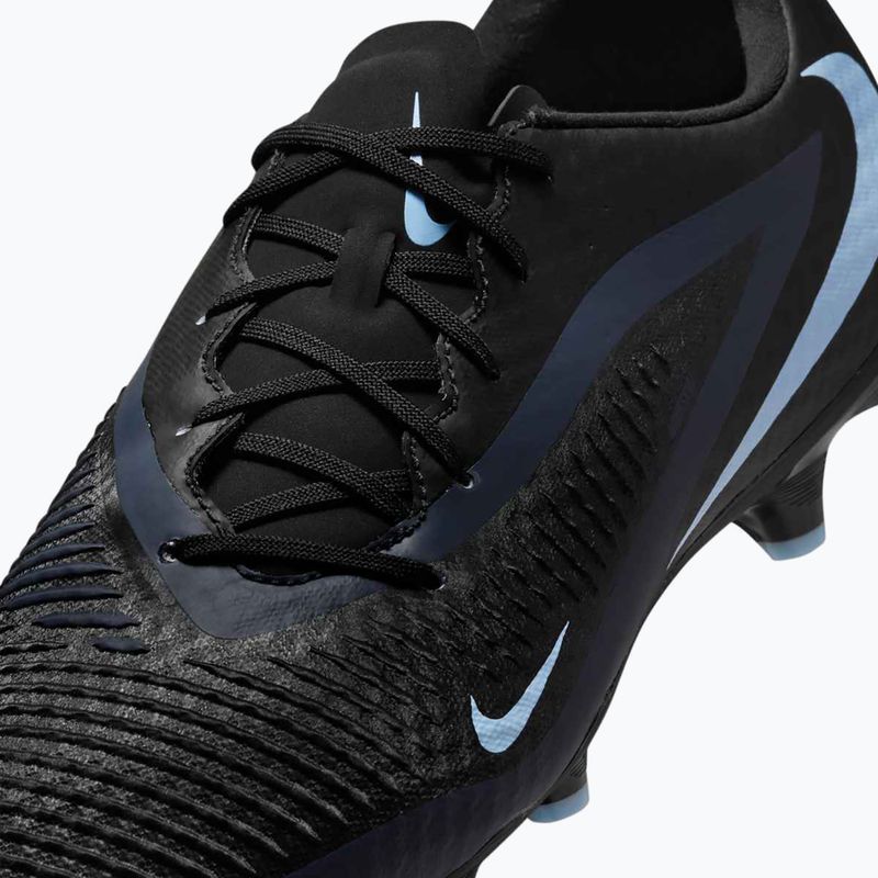 Scarpe da calcio uomo Nike Phantom 6 Low Academy FG/MG nero/nero 8