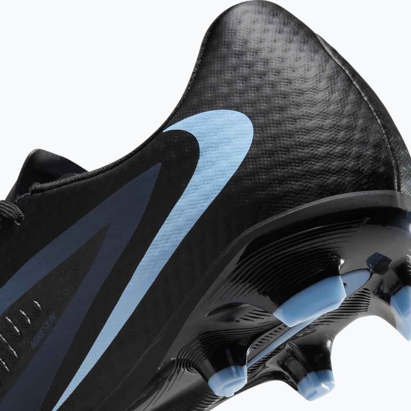 Scarpe da calcio uomo Nike Phantom 6 Low Academy FG/MG nero/nero 9