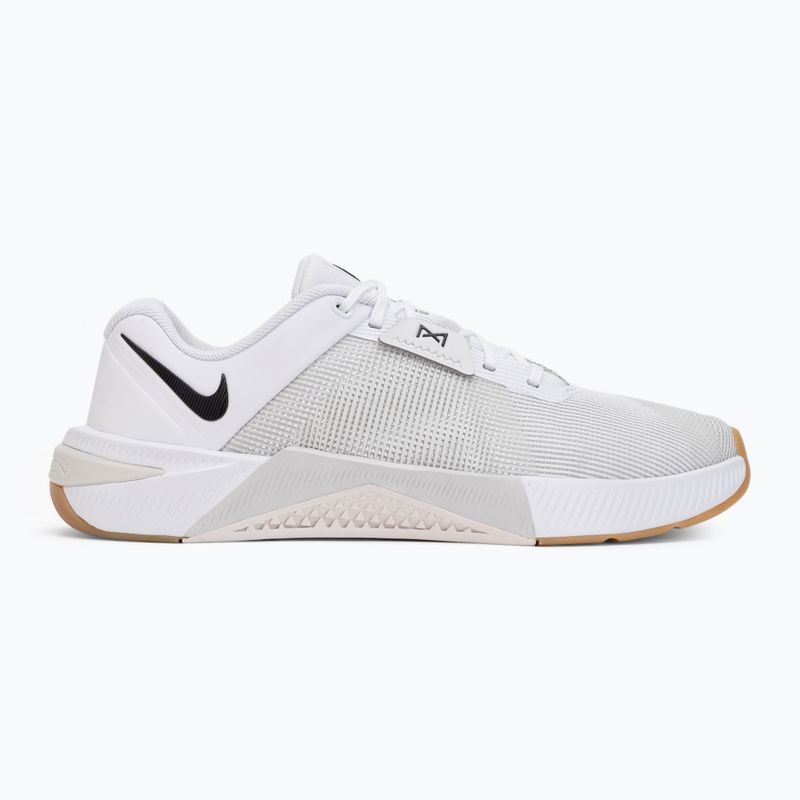 Scarpe per sollevamento pesi uomo Nike Metcon 10 white/platinum tint/black 2