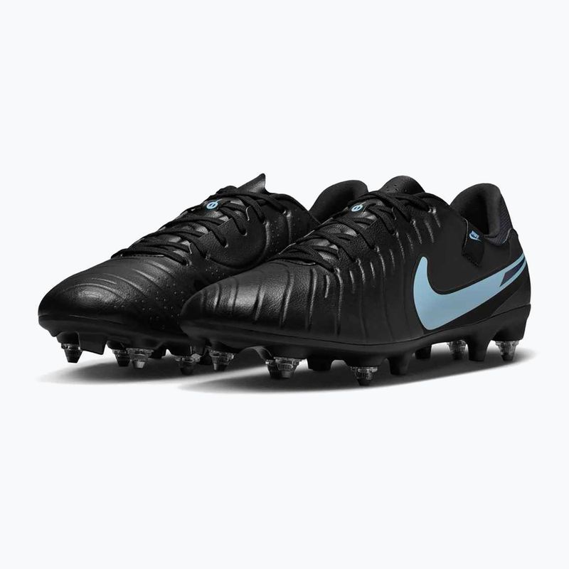 Scarpe da calcio uomo Nike Tiempo Legend 10 Academy SG-Pro nero/nero 3