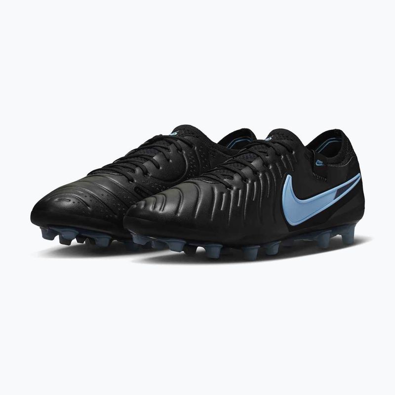 Scarpe da calcio da uomo Nike Tiempo Legend 10 Elite AG-Pro nero/nero 3