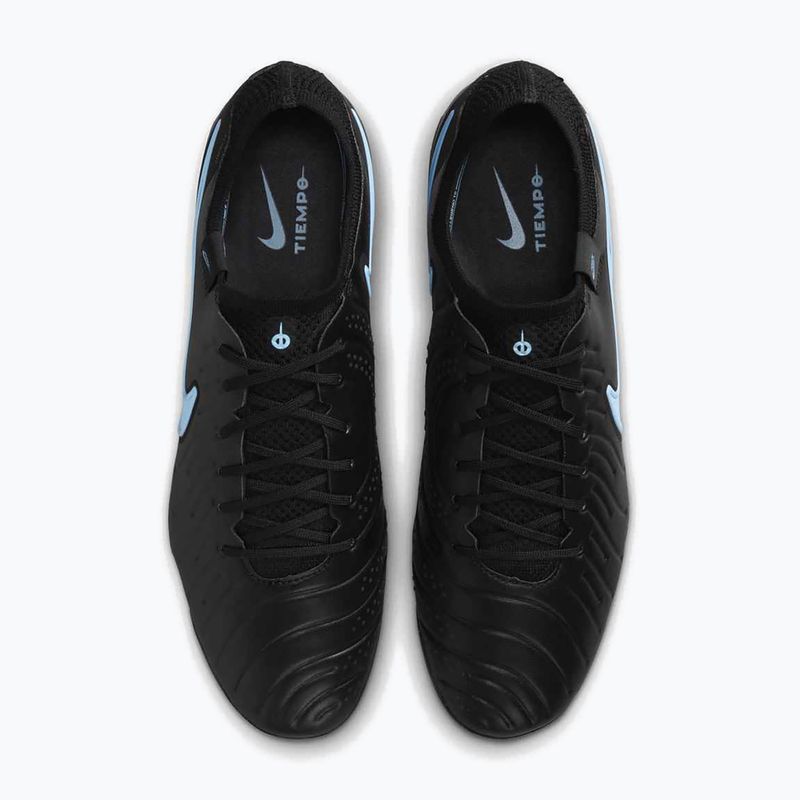 Scarpe da calcio da uomo Nike Tiempo Legend 10 Elite AG-Pro nero/nero 6