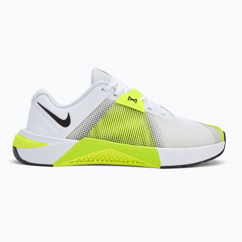 Scarpe per sollevamento pesi da uomo Nike Metcon 10 white/volt/black 2