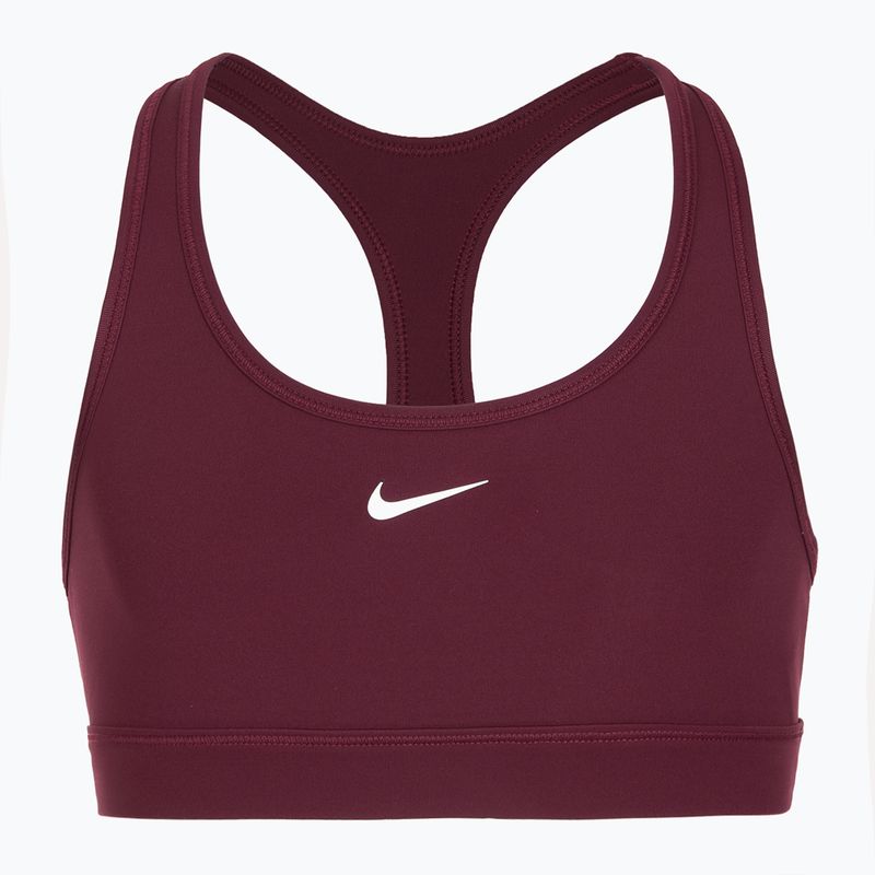 Reggiseno sportivo per bambina Nike Swoosh burgundy/white 6
