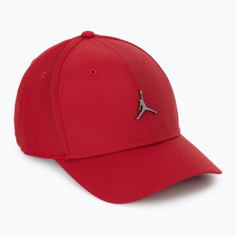 Cappellino con visiera Jordan Rise Structured Metal Jumpman gym red/r511