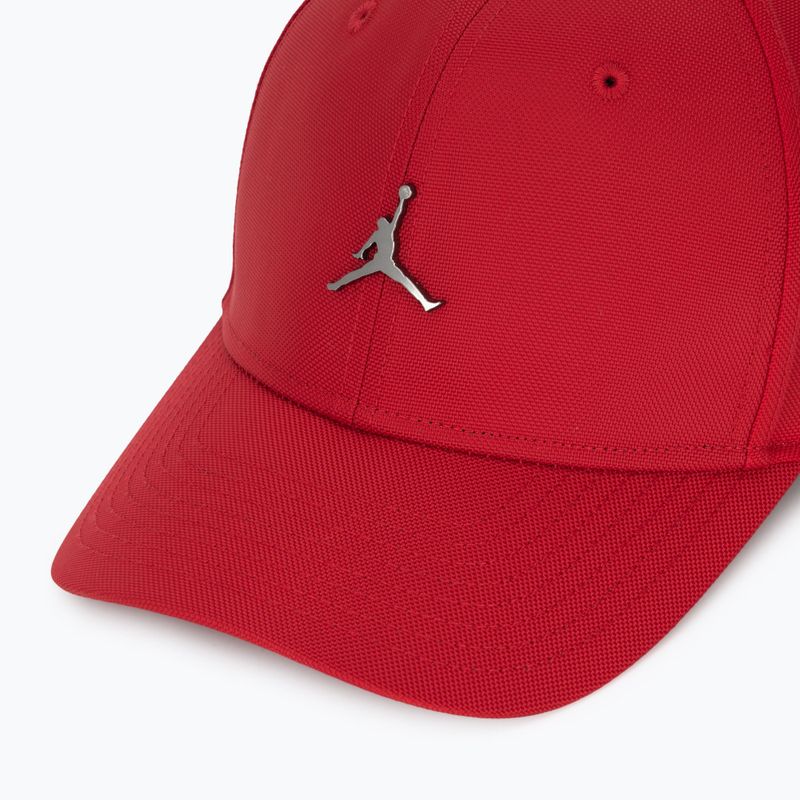 Cappellino con visiera Nike Jordan Rise Structured Metal Jumpman gym red/r511 3