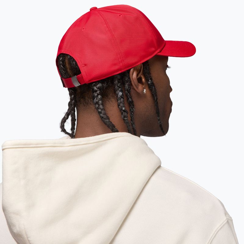 Cappellino con visiera Nike Jordan Rise Structured Metal Jumpman gym red/r511 6
