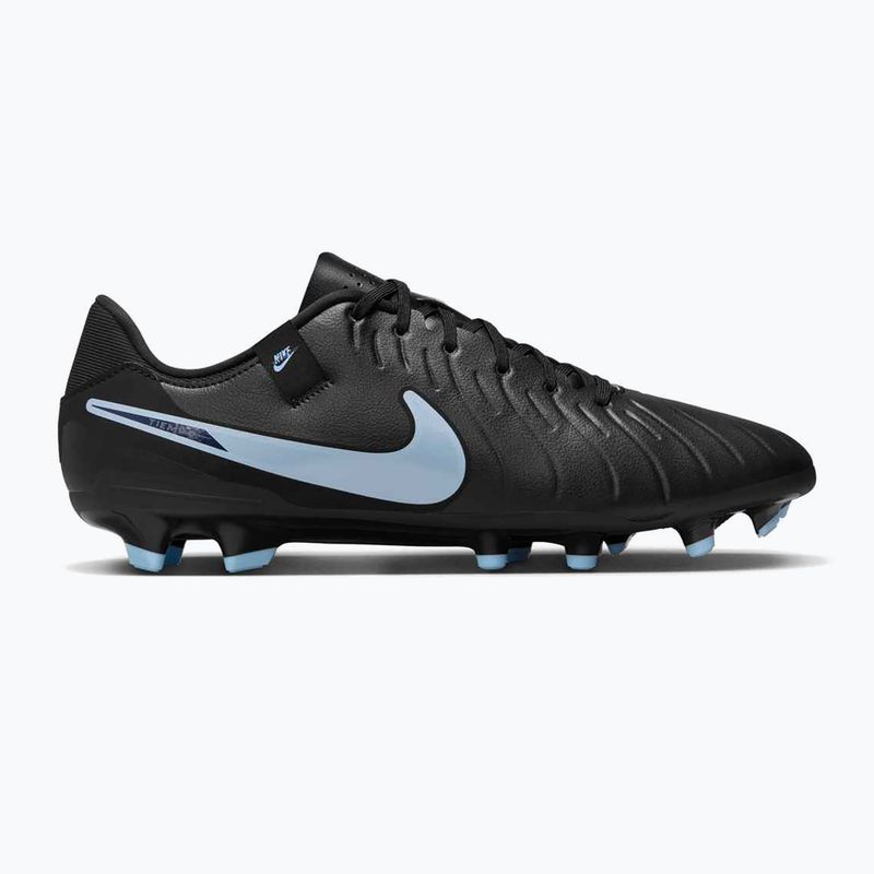 Scarpe da calcio da uomo Nike Tiempo Legend 10 Academy FG/MG nero/nero 8