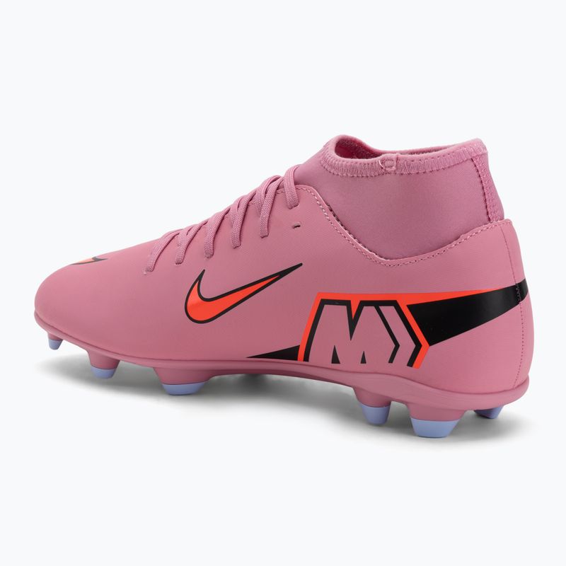 Scarpe da calcio uomo Nike Mercurial Superfly 10 Club FG/MG magic flamingo/nero/total crimson 3
