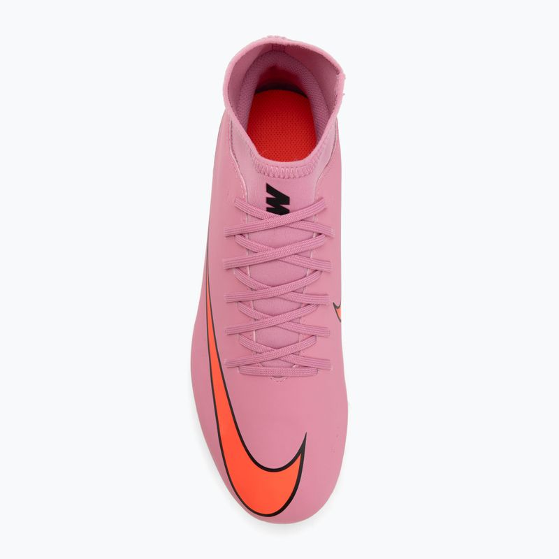 Scarpe da calcio uomo Nike Mercurial Superfly 10 Club FG/MG magic flamingo/nero/total crimson 5