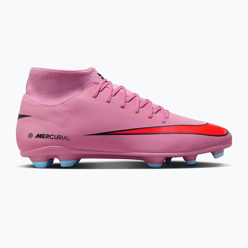 Scarpe da calcio uomo Nike Mercurial Superfly 10 Club FG/MG magic flamingo/nero/total crimson 8