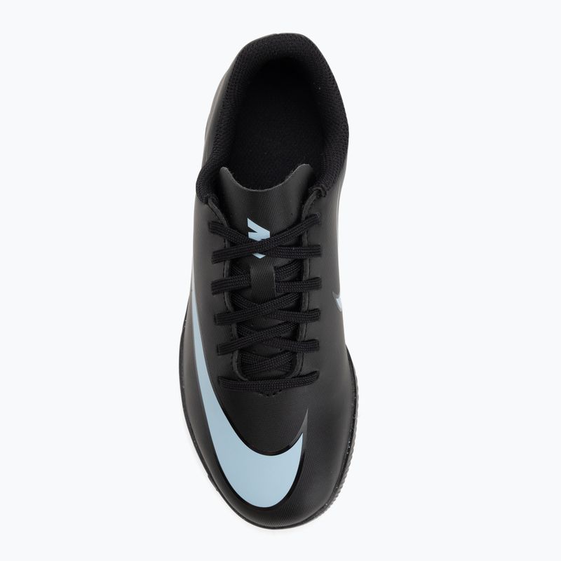 Scarpe da calcio per bambini Nike Mercurial Vapor 16 Club IC nero/blu ghiaccio 5