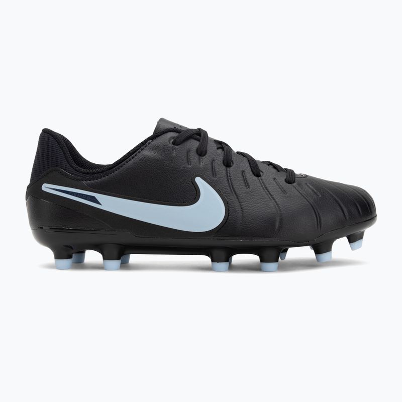 Scarpe da calcio per bambini Nike Tiempo Legend 10 Academy FG/MG nero/nero 2