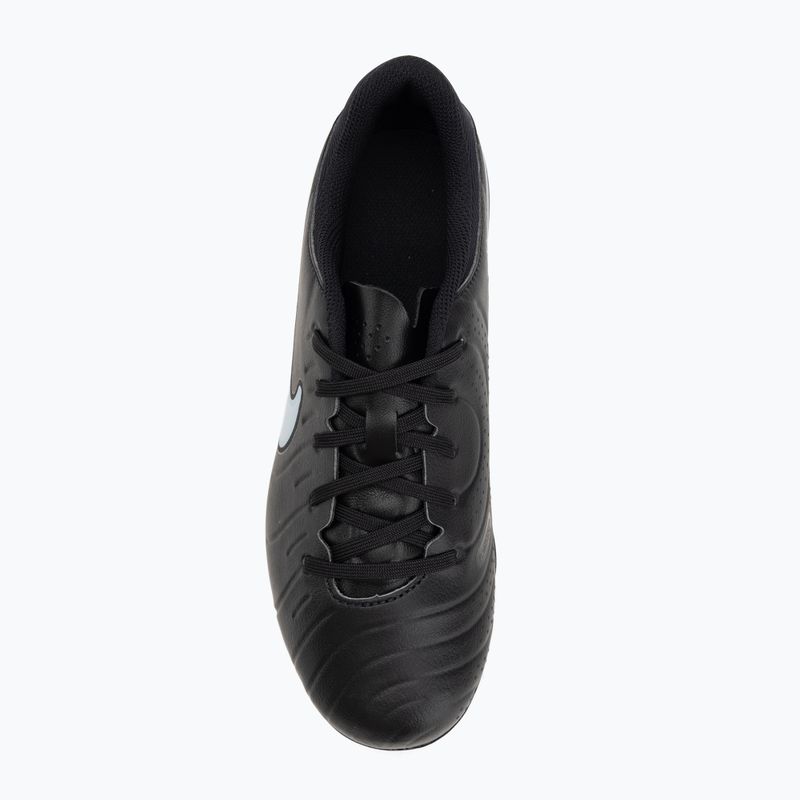 Scarpe da calcio per bambini Nike Tiempo Legend 10 Academy FG/MG nero/nero 5
