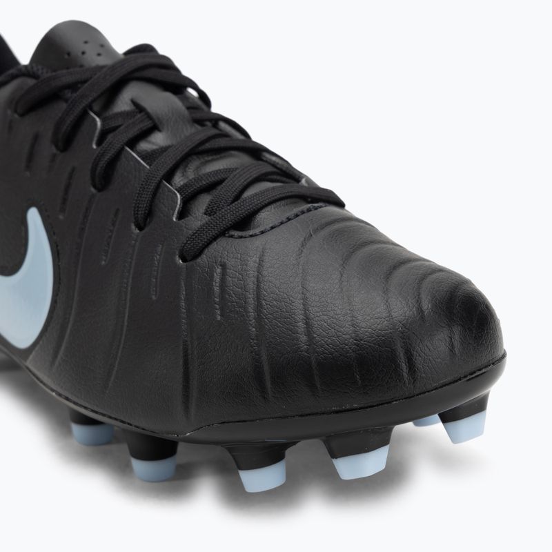Scarpe da calcio per bambini Nike Tiempo Legend 10 Academy FG/MG nero/nero 7