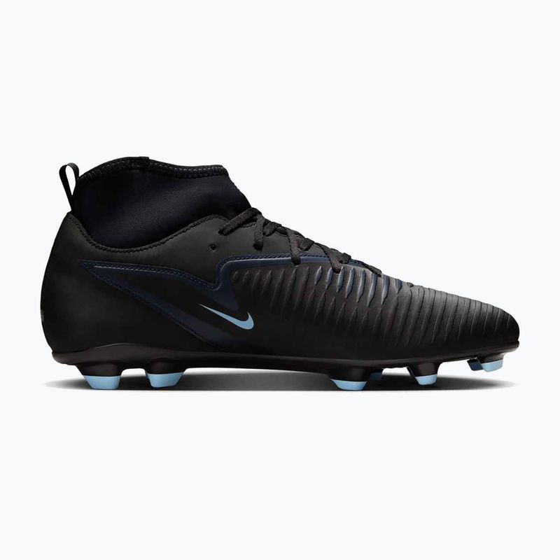 Scarpe da calcio uomo Nike Phantom 6 High Club FG/MG nero/nero 2