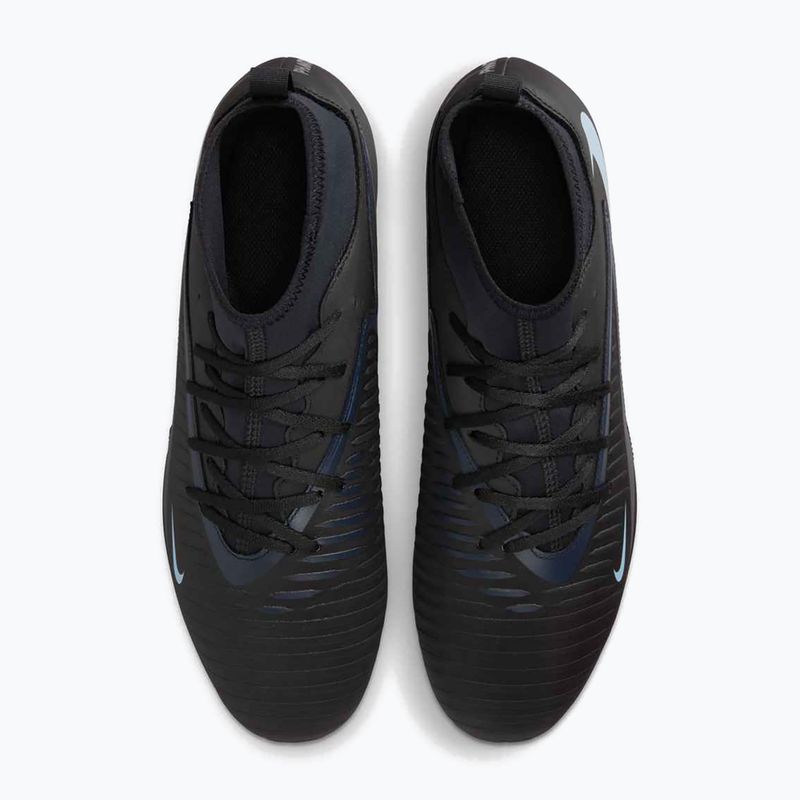 Scarpe da calcio uomo Nike Phantom 6 High Club FG/MG nero/nero 6