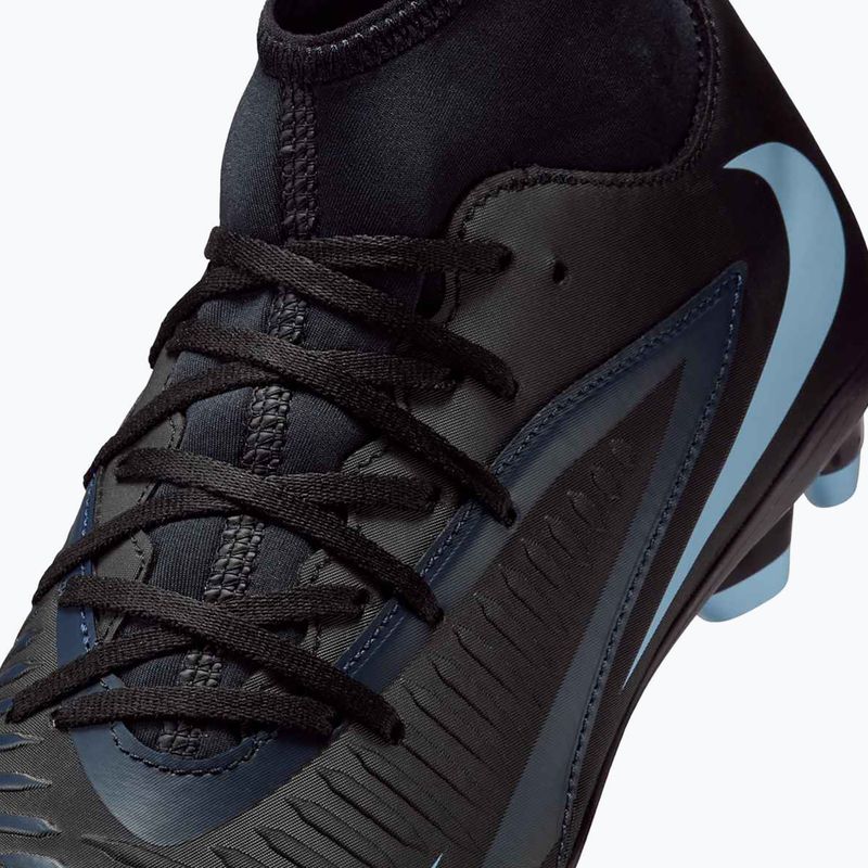 Scarpe da calcio uomo Nike Phantom 6 High Club FG/MG nero/nero 7