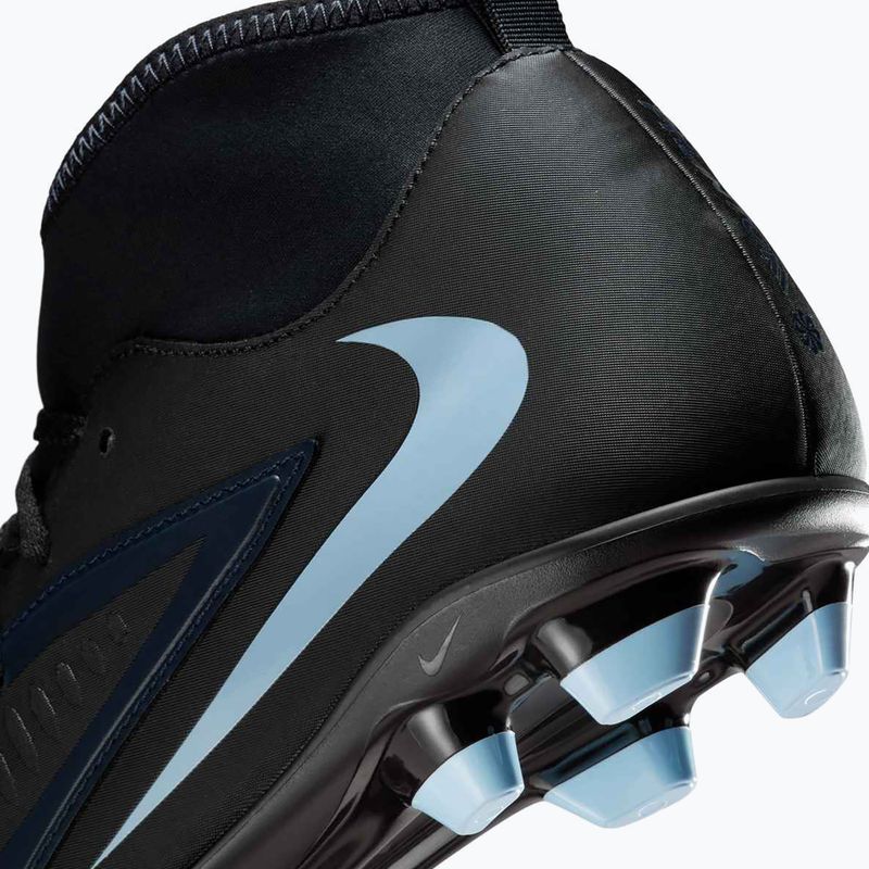 Scarpe da calcio uomo Nike Phantom 6 High Club FG/MG nero/nero 8