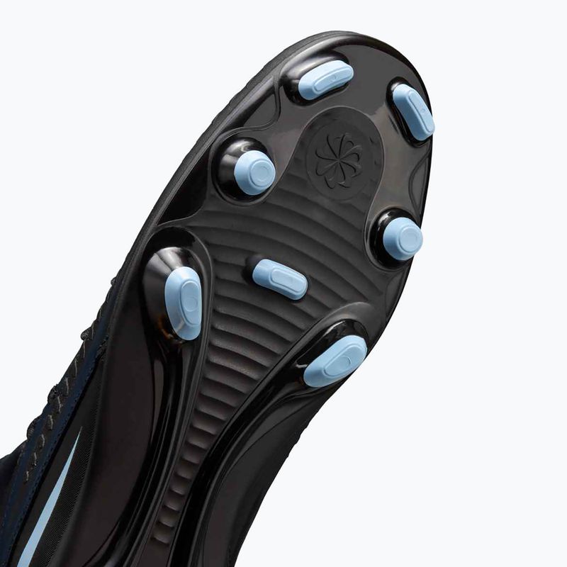Scarpe da calcio uomo Nike Phantom 6 High Club FG/MG nero/nero 9