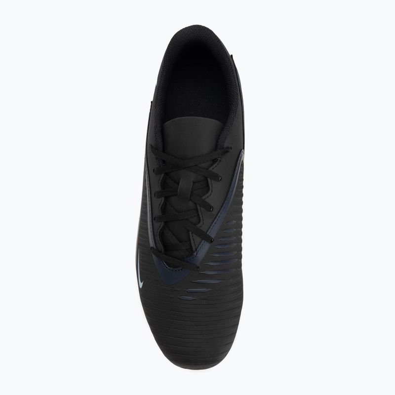 Scarpe da calcio uomo Nike Phantom 6 Low Club FG/MG nero/nero 5