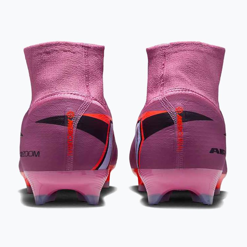 Scarpe da calcio uomo Nike Mercurial Superfly 10 Pro FG magic flamingo/nero/total crimson 4