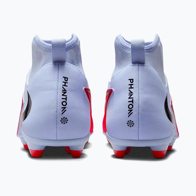 Uomo Nike Phantom 6 High Club FG/MG scarpe da calcio royal tint/bright crimson 4