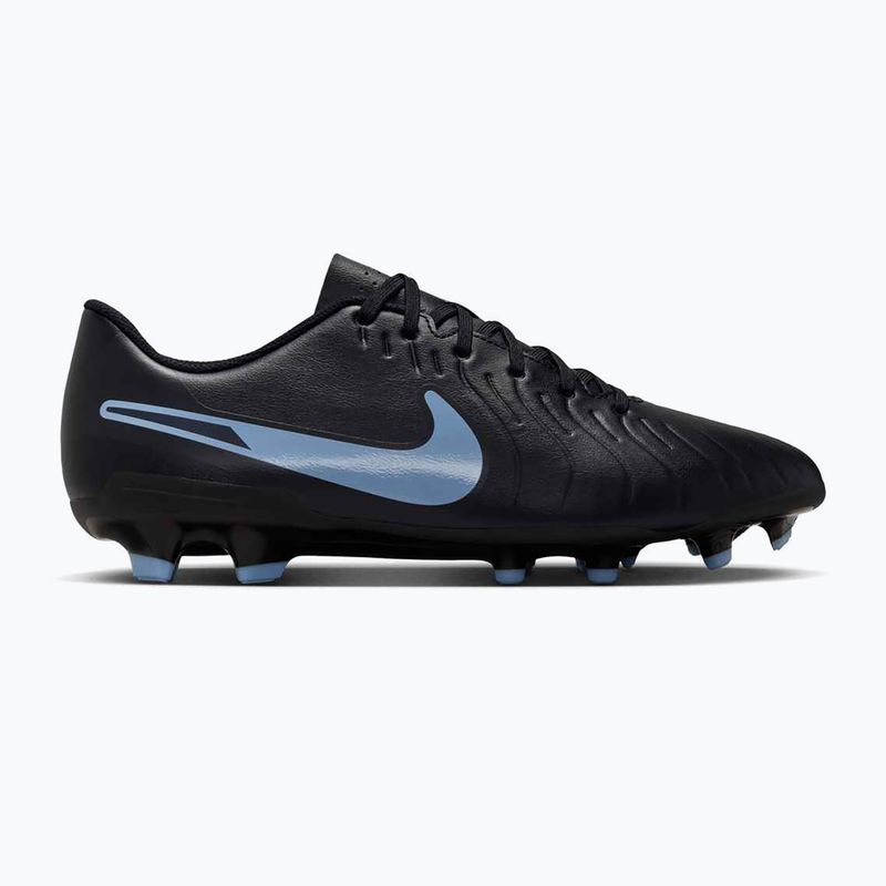 Scarpe da calcio da uomo Nike Tiempo Legend 10 Club FG/MG nero/nero 8