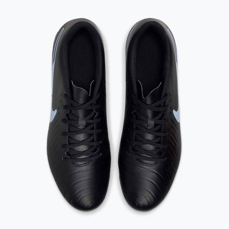 Scarpe da calcio da uomo Nike Tiempo Legend 10 Club FG/MG nero/nero 13