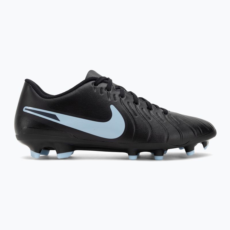 Scarpe da calcio da uomo Nike Tiempo Legend 10 Club FG/MG nero/nero 2