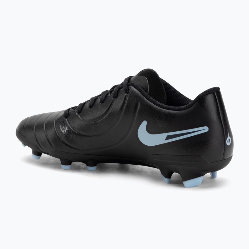 Scarpe da calcio da uomo Nike Tiempo Legend 10 Club FG/MG nero/nero 3