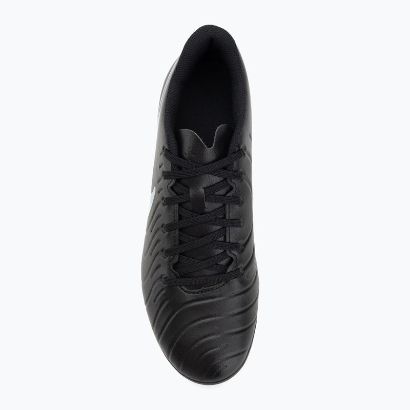 Scarpe da calcio da uomo Nike Tiempo Legend 10 Club FG/MG nero/nero 5