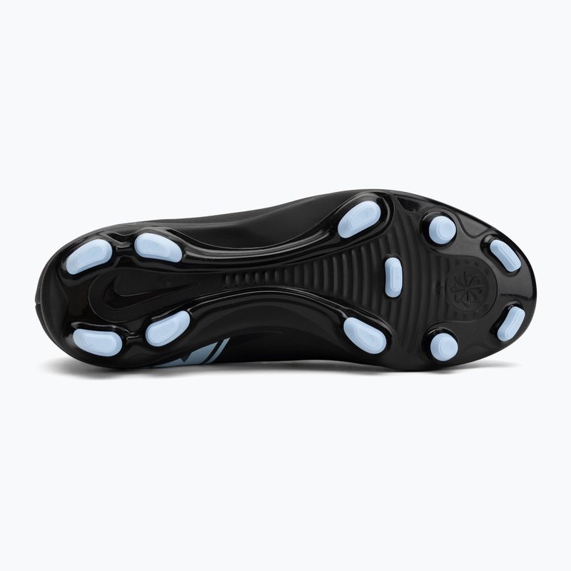 Scarpe da calcio per bambini Nike Mercurial Vapor 16 Club FG/MG nero/blu ghiaccio 4