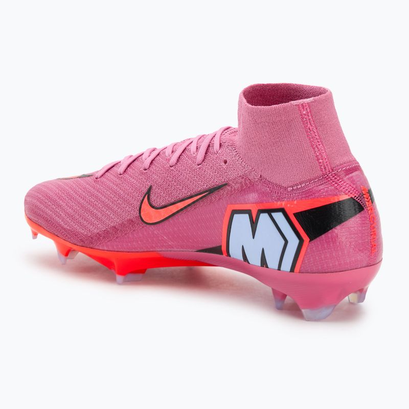 Scarpe da calcio uomo Nike Mercurial Superfly 10 Elite FG magic flamingo/nero/total crimson 3