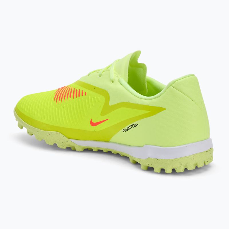 Scarpe da calcio uomo Nike Phantom 6 Low Academy TF hyper crimson/limelight/black 3