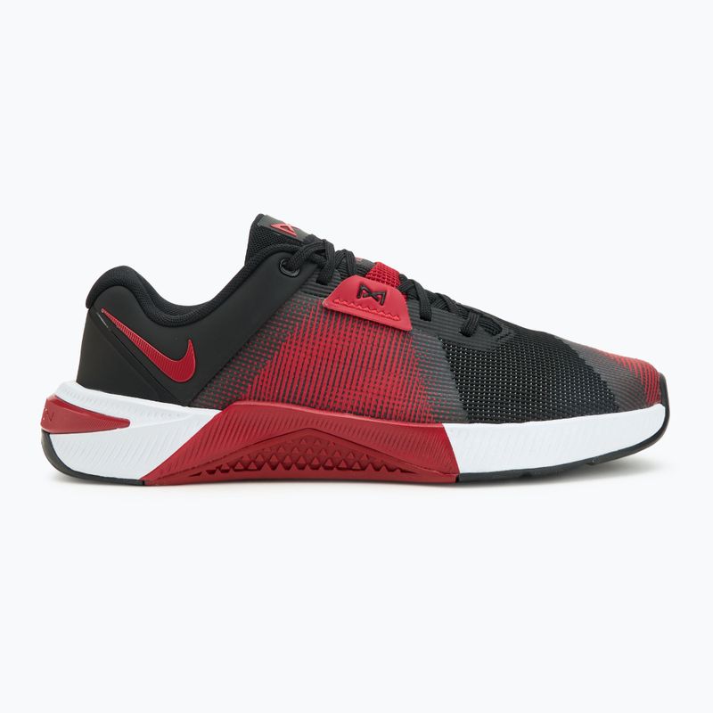 Scarpe da sollevamento pesi uomo Nike Metcon 10 black/white/varsity red 2