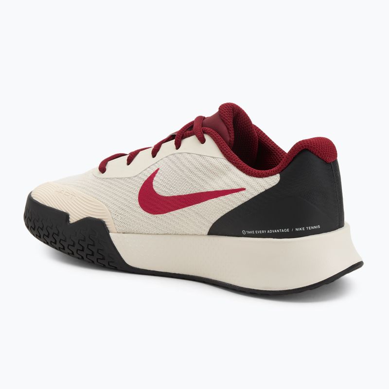 Scarpe da tennis da donna Nike Vapor Lite 3 avorio pallido / rosa acceso / vela / rosso squadra 3