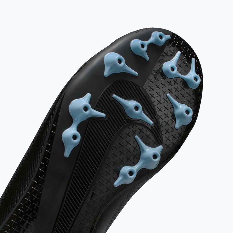 Scarpe da calcio per bambini Nike Mercurial Superfly 10 Academy AG nero/blu ghiaccio 10