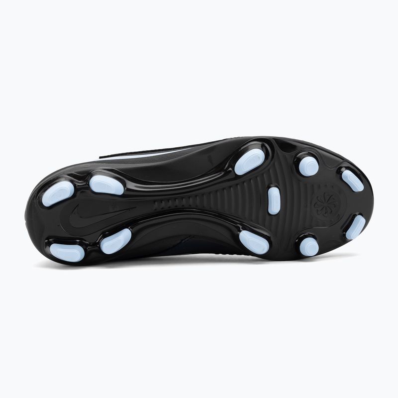 Nike Phantom 6 High Club FG/MG nero/nero scarpe da calcio per bambini 4