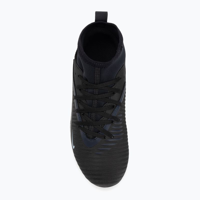 Nike Phantom 6 High Club FG/MG nero/nero scarpe da calcio per bambini 5