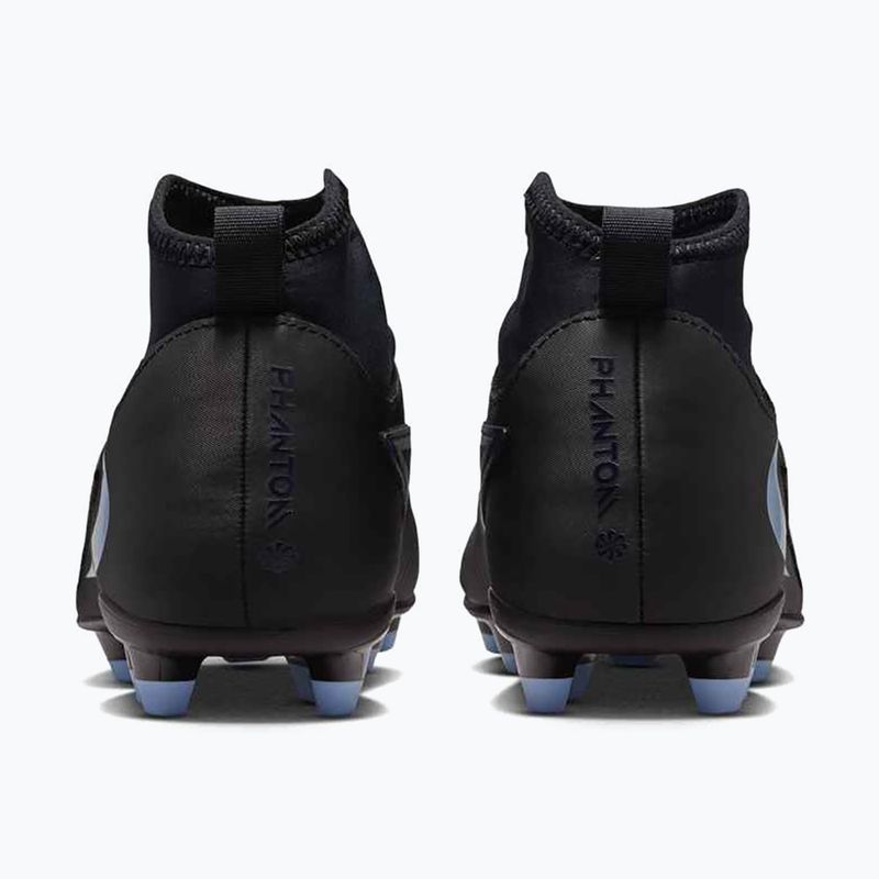 Nike Phantom 6 High Club FG/MG nero/nero scarpe da calcio per bambini 11