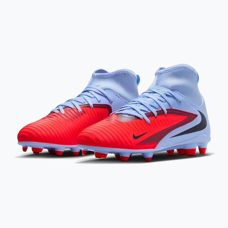 Nike Phantom 6 High Club FG/MG scarpe da calcio per bambini royal tint/bright crimson 12