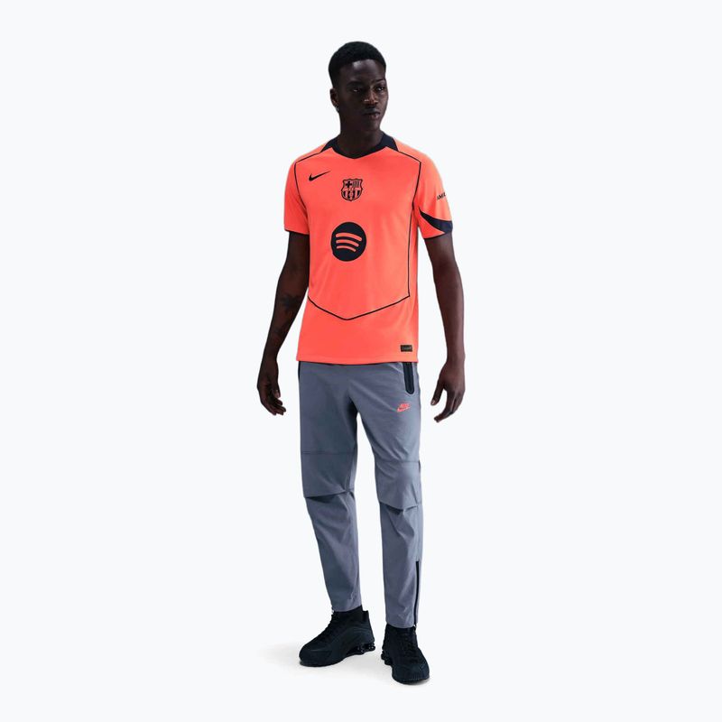 Maglia da calcio uomo Nike FC Barcelona 2025/26 Stadium Third bright mango/midnight navy/midnight navy 2