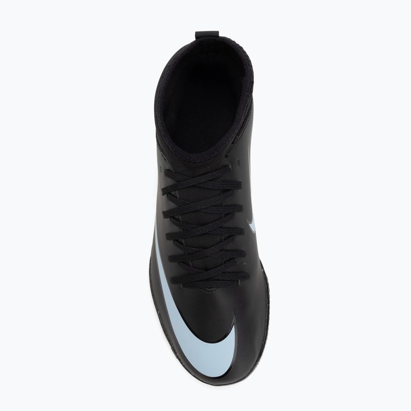 Scarpe da calcio per bambini Nike Mercurial Superfly 10 Club nero/blu ghiaccio 5
