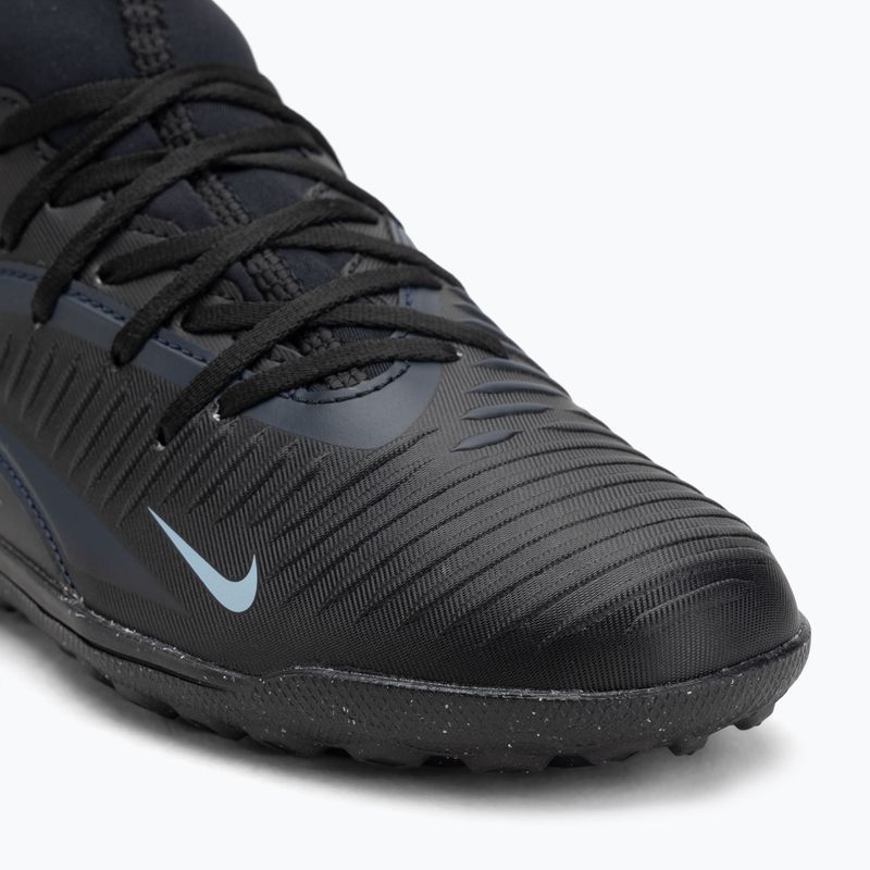 Scarpe da calcio per bambini Nike Phantom 6 High Club Jr TF nero/nero 7