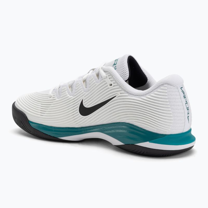 Scarpe da tennis da uomo Nike Vapor 12 bianco / nero / radiant emerald 3